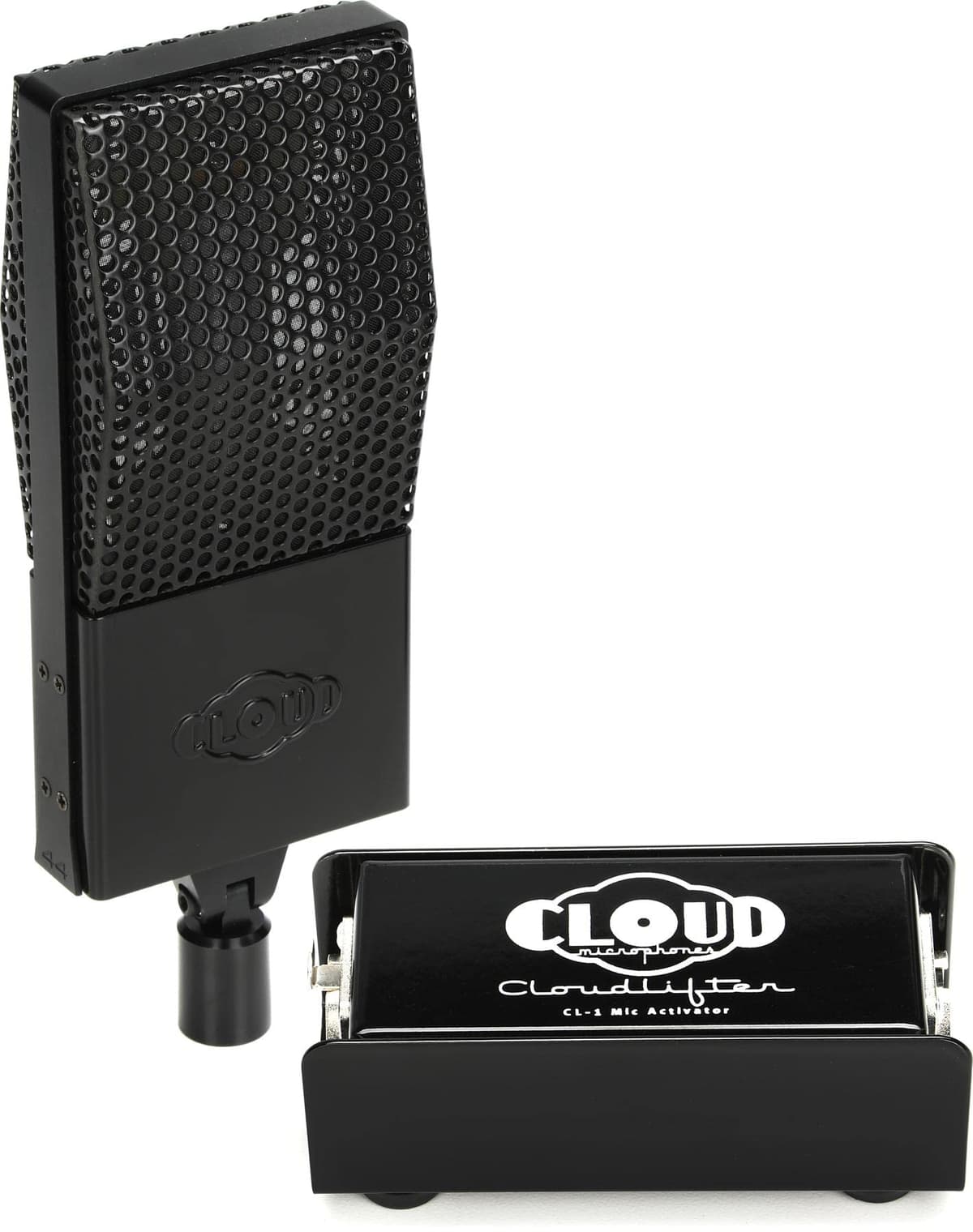 Cloud Microphones 44 Midnight micrófono ribbon pasivo con Cloudlifter para grabación de voz y música, fabricado en EE.UU.