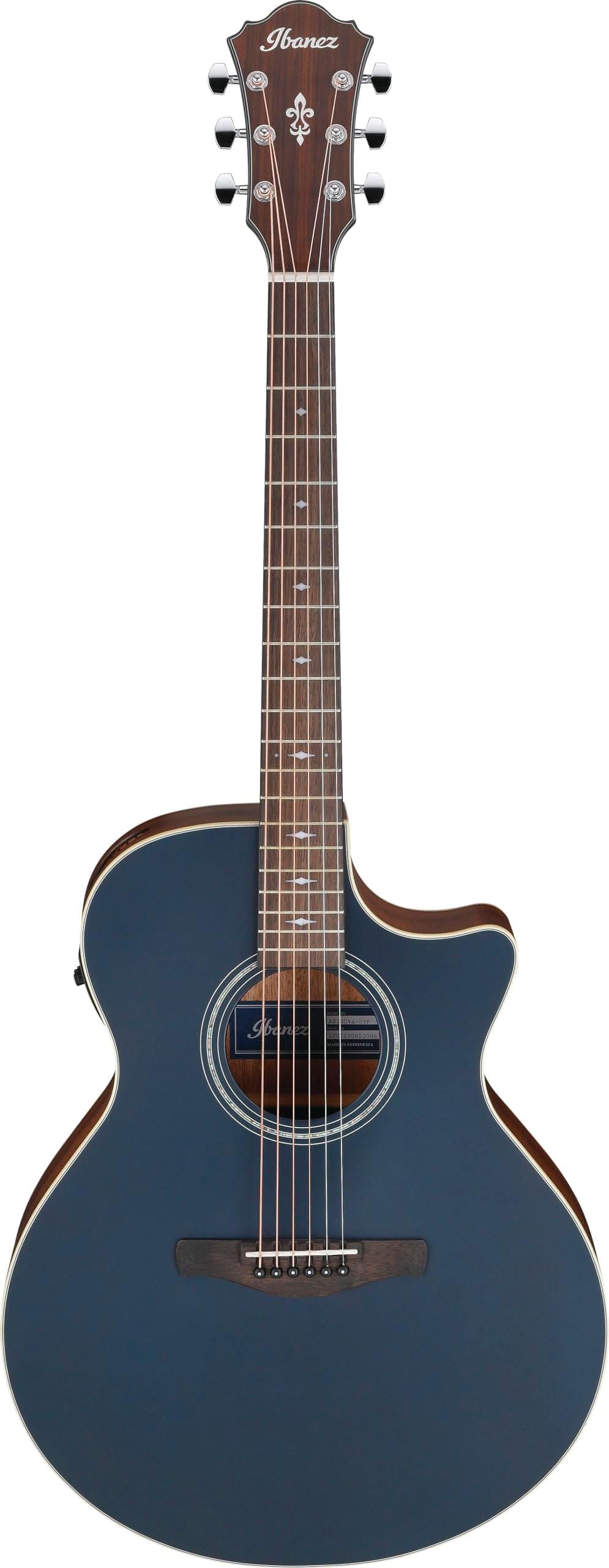 Ibanez AE100-DBF Guitarra electroacústica, Dark Tide Blue Flat (Azul Dark Tide Mate)