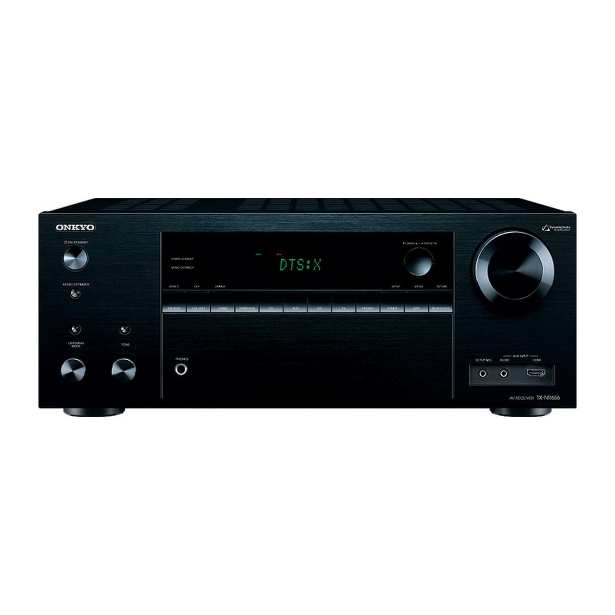 Onkyo TX-NR656 receptor A/V 7.2 canales 4K HDR Dolby Atmos DTS:X Wi-Fi Bluetooth HDMI Red