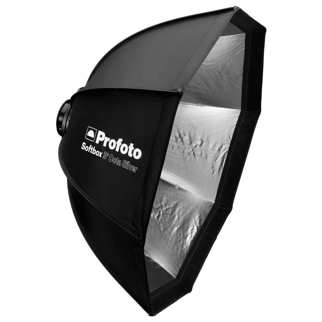 Profoto Softbox Octa 3' Silver, difusor removible y montura todo en uno para flash 201501