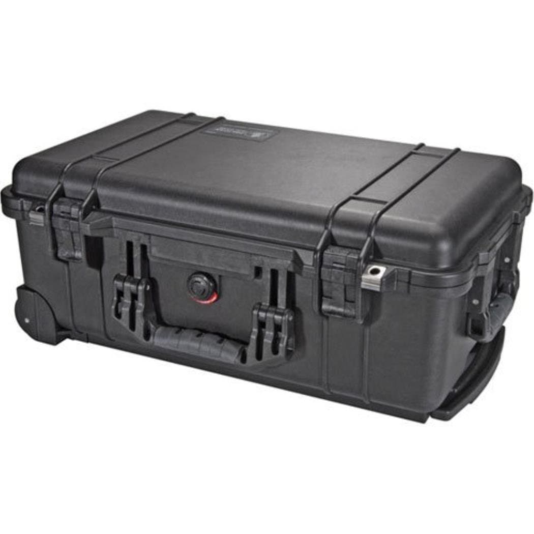 Pelican 1510 Protector maleta de mano rígida impermeable, diseño liviano, sin espuma, negro 1510-001-110