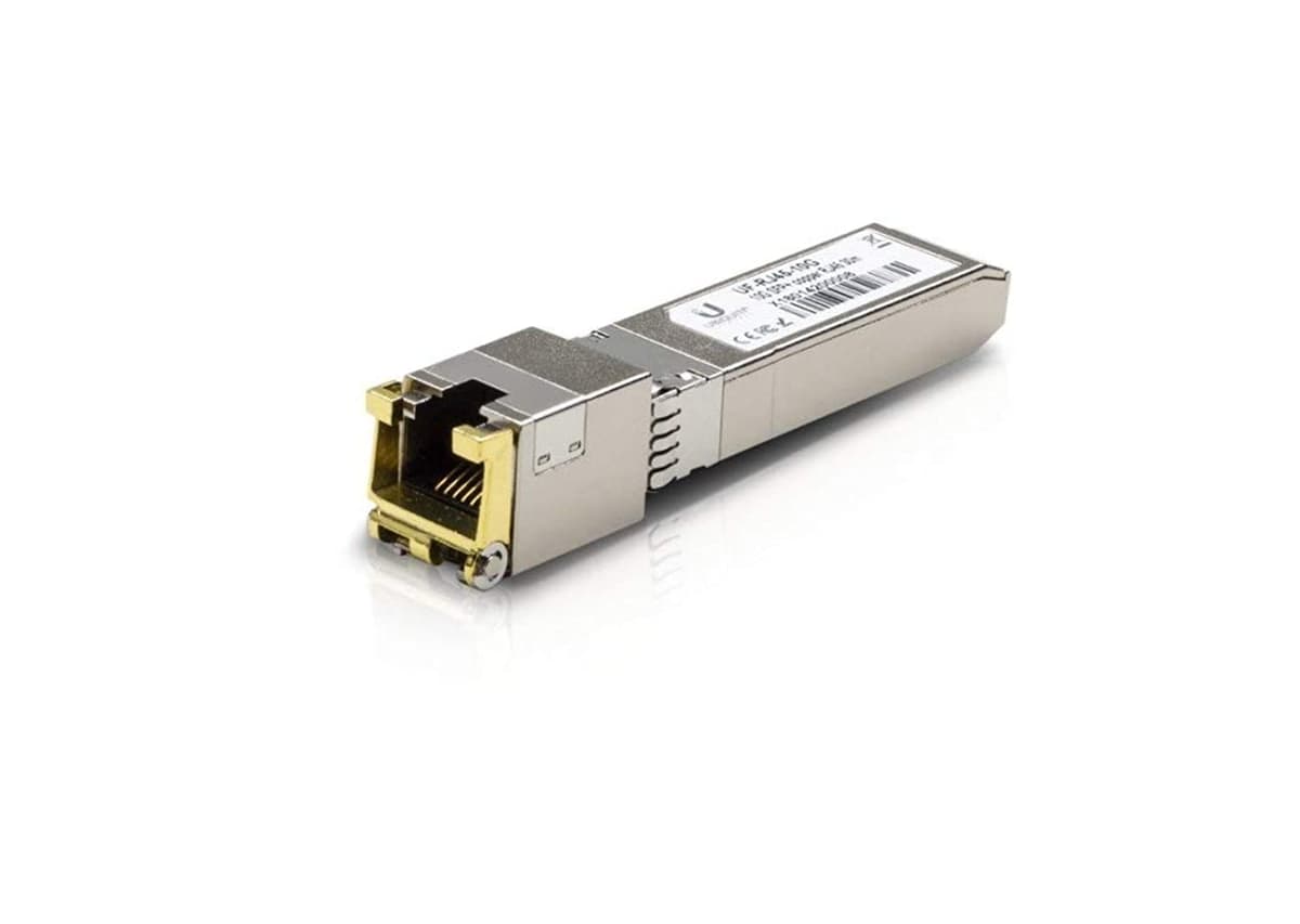 Ubiquiti UFiber UF-RJ45-10G Módulo Transceptor SFP+ a RJ45 10Gbps 10GBASE-T para Ethernet de Cobre