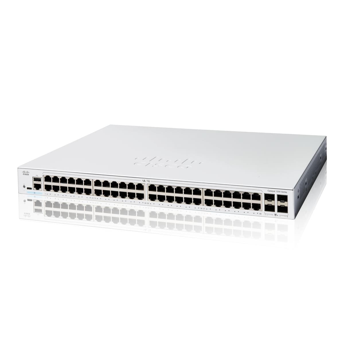 Cisco Catalyst C1200-48T-4G Switch Administrable, 48 puertos Gigabit, 4x SFP 1G, garantía limitada de por vida