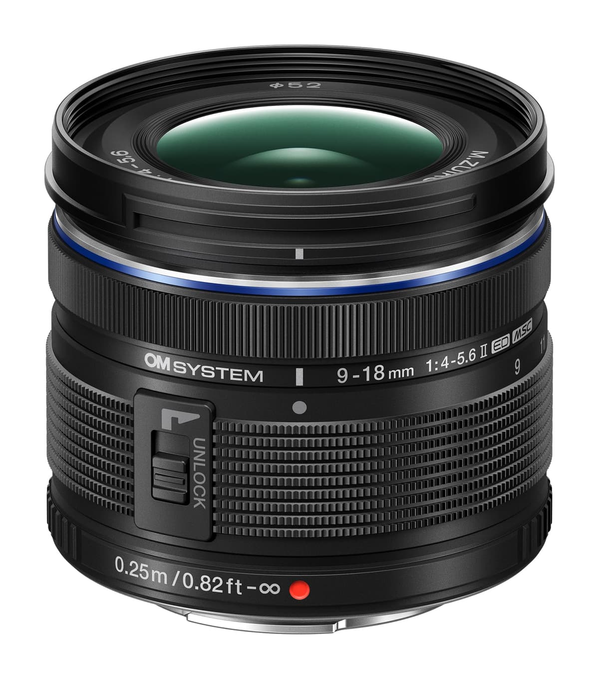 OM SYSTEM M.Zuiko Digital ED 9-18mm f/4-5.6 II V335940BW000 lente gran angular Micro Four Thirds para Olympus y Panasonic