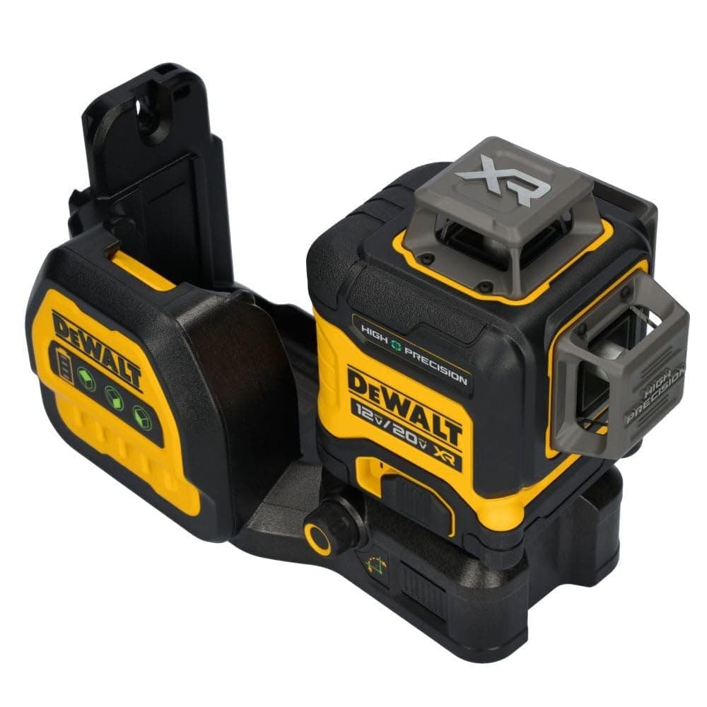 DEWALT 12V/20V MAX XR DCLE34033D1 nivel láser 3x360 verde de alta precisión con batería y cargador