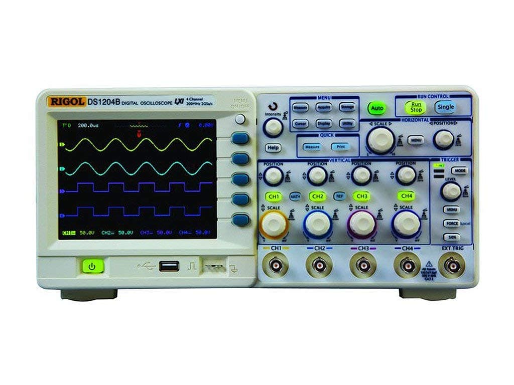 Rigol DS1204B Osciloscopio Digital DSO 200 MHz 4 Canales
