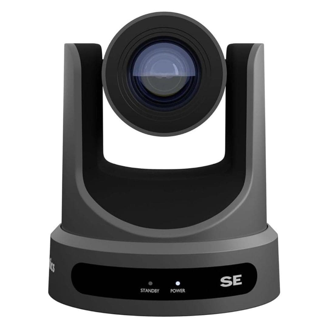 PTZOptics Move SE 20x cámara PTZ 1080p Full HD con seguimiento automático para streaming y producción de video (Gris) PT-SE-WH-G3
