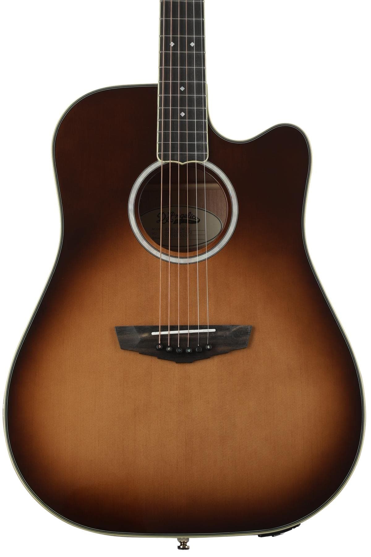 D'Angelico Excel Bowery guitarra electroacústica dreadnought - Autumn Burst DAED500ATBGP2