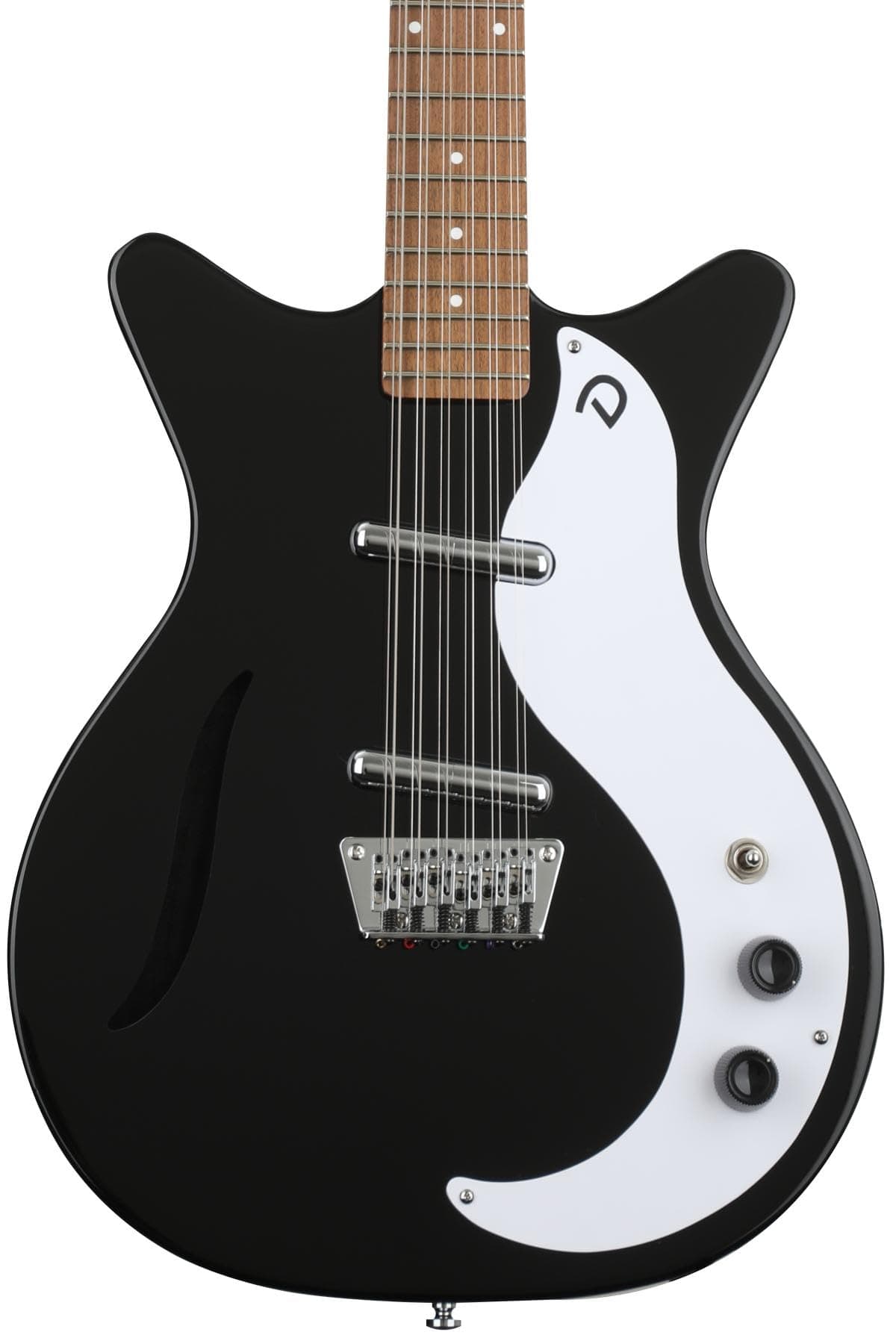 Danelectro Vintage DC59GBK-12 guitarra eléctrica de 12 cuerdas negra