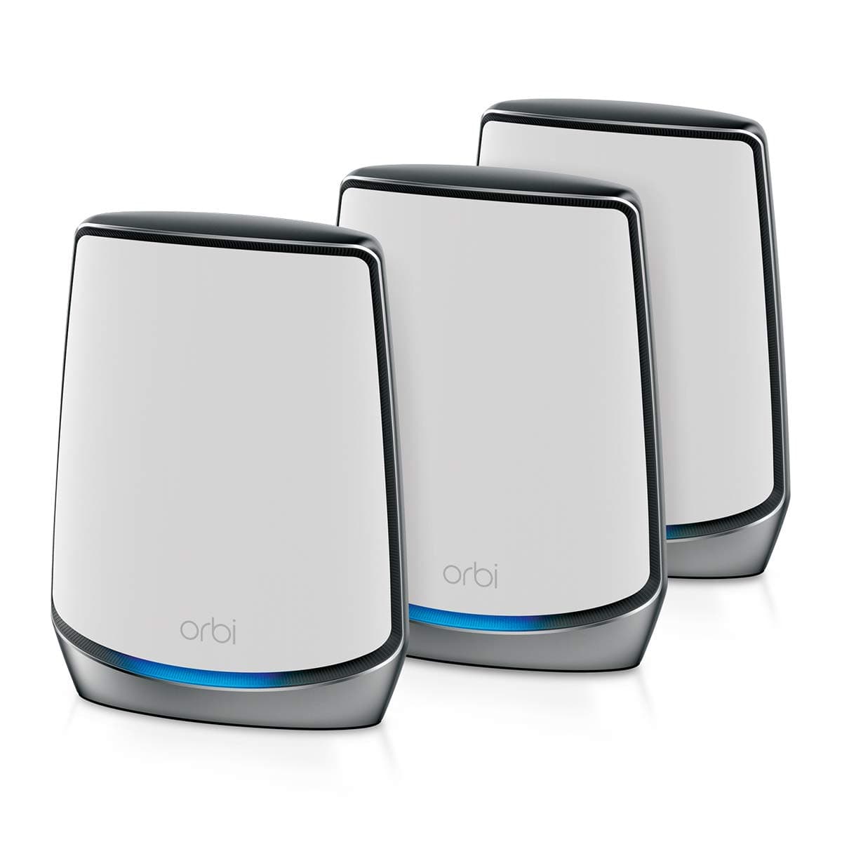 NETGEAR Orbi RBK853 Sistema WiFi 6 Mesh Tribanda AX6000, cobertura amplia, router con satélites, gigabit