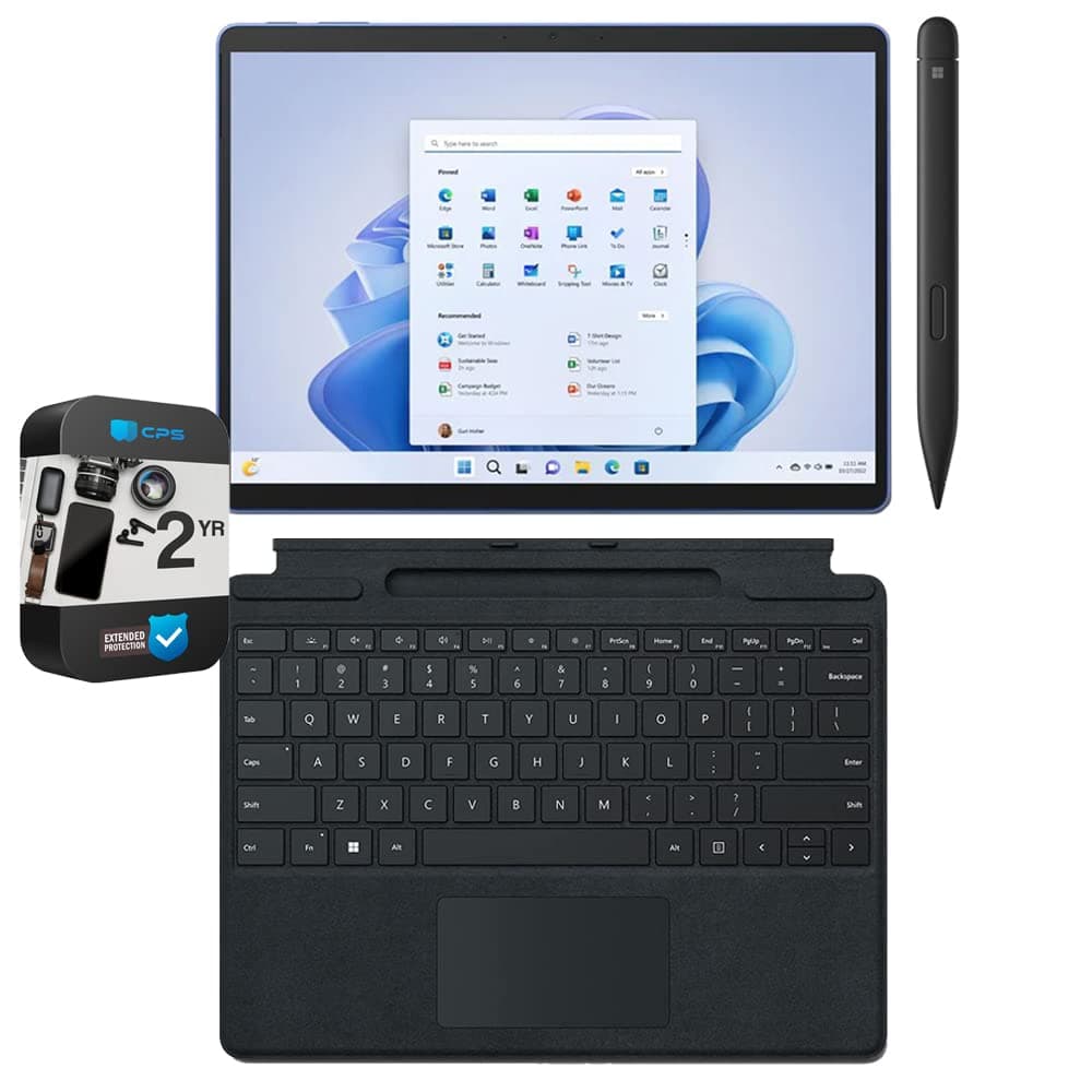 Microsoft Surface Pro 9 QIL-00035 13'' tableta táctil Intel i7 16GB/256GB Sapphire con Teclado Surface, Slim Pen 2 y Pack CPS 2 años E91MSQIL00035