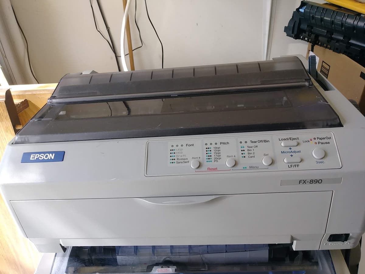 Epson FX-890 Impresora de Impacto Matricial (C11C524001) c11c524001nt