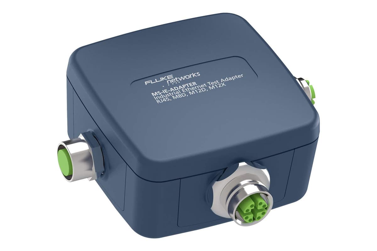 Fluke Networks Industrial Ethernet MS-IE-ADAPTER SET de adaptadores Ethernet industrial para MS2, MS-POE y LinkIQ