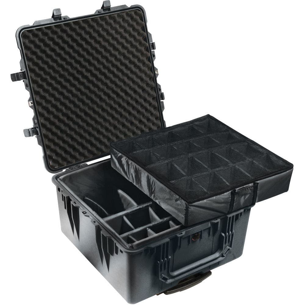 Pelican Case 1640 maleta rígida con divisores acolchados, negro 1640-004-110