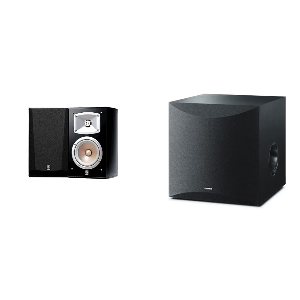 Yamaha NS-333 + NS-SW100 parlantes de estantería (par) y subwoofer activo 10" 100W, kit