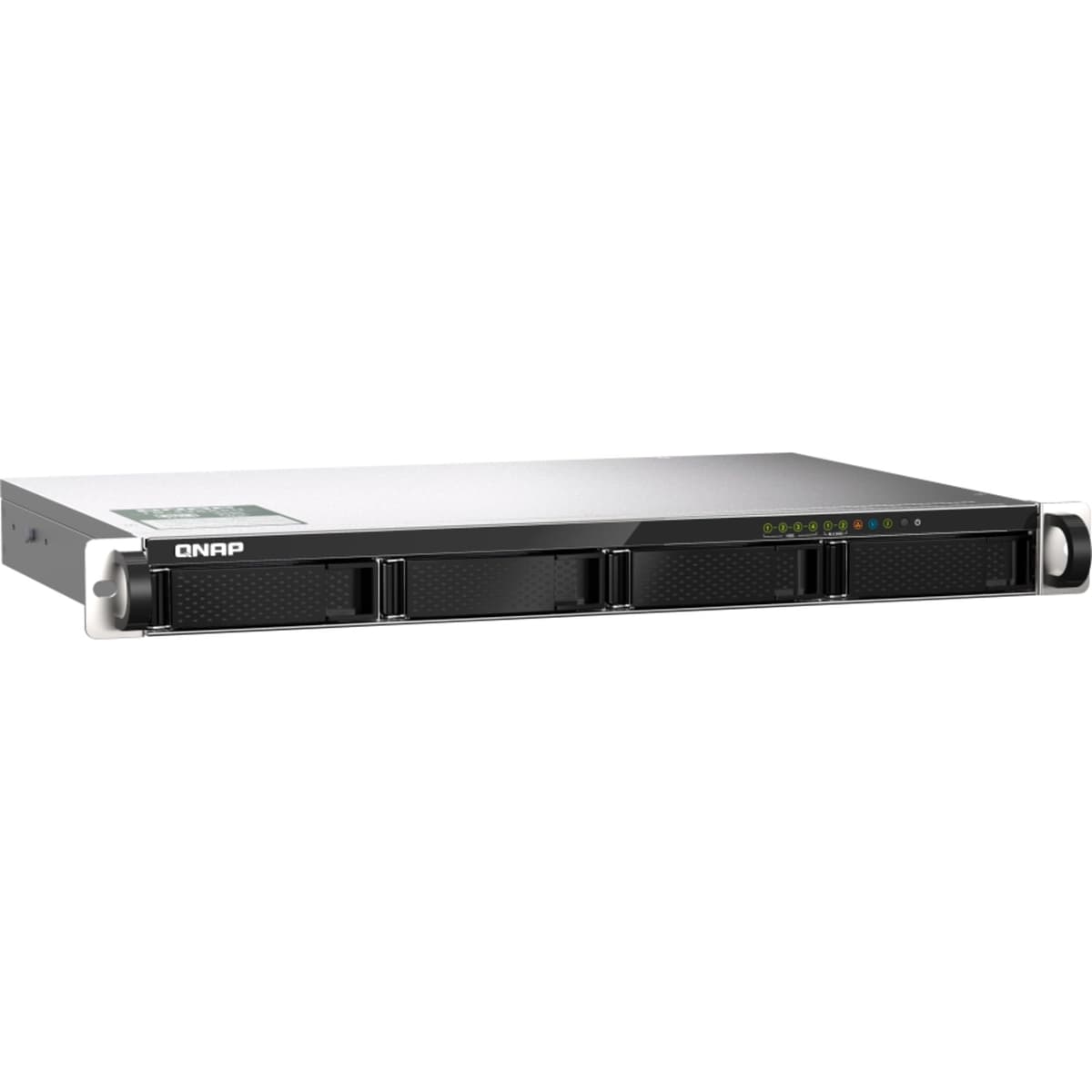 QNAP TS-435XeU NAS en rack 1U, Ethernet LAN, Negro/Gris, procesador CN9131