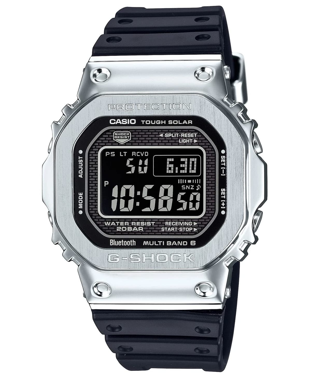 Casio G-Shock GMW-B5000-1CR reloj hombre negro/plata tamaño único