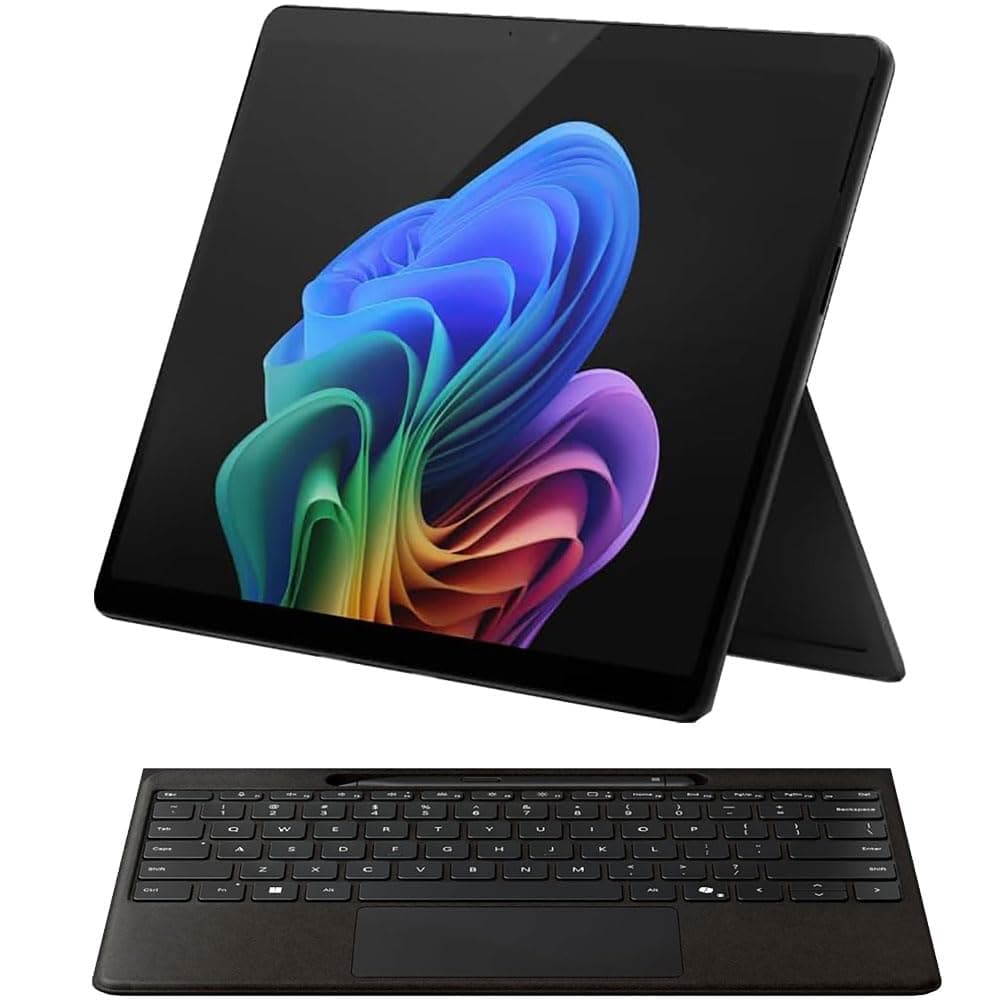 Microsoft Surface Pro 11 2024 2 en 1 Snapdragon X Elite, 13'' OLED táctil, 16GB/1TB, Windows 11 Copilot+, bundle con Teclado Surface Pro, negro AMZMSEP223862