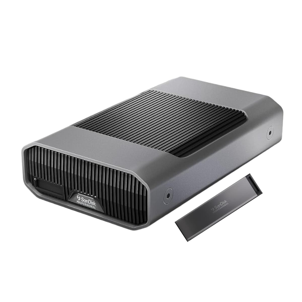 SanDisk Professional G-Drive Project 6TB - Disco Duro Externo Thunderbolt 3, kit con PRO-Blade SSD Mag 1TB (2 piezas) SDPHG1H006TNBK1