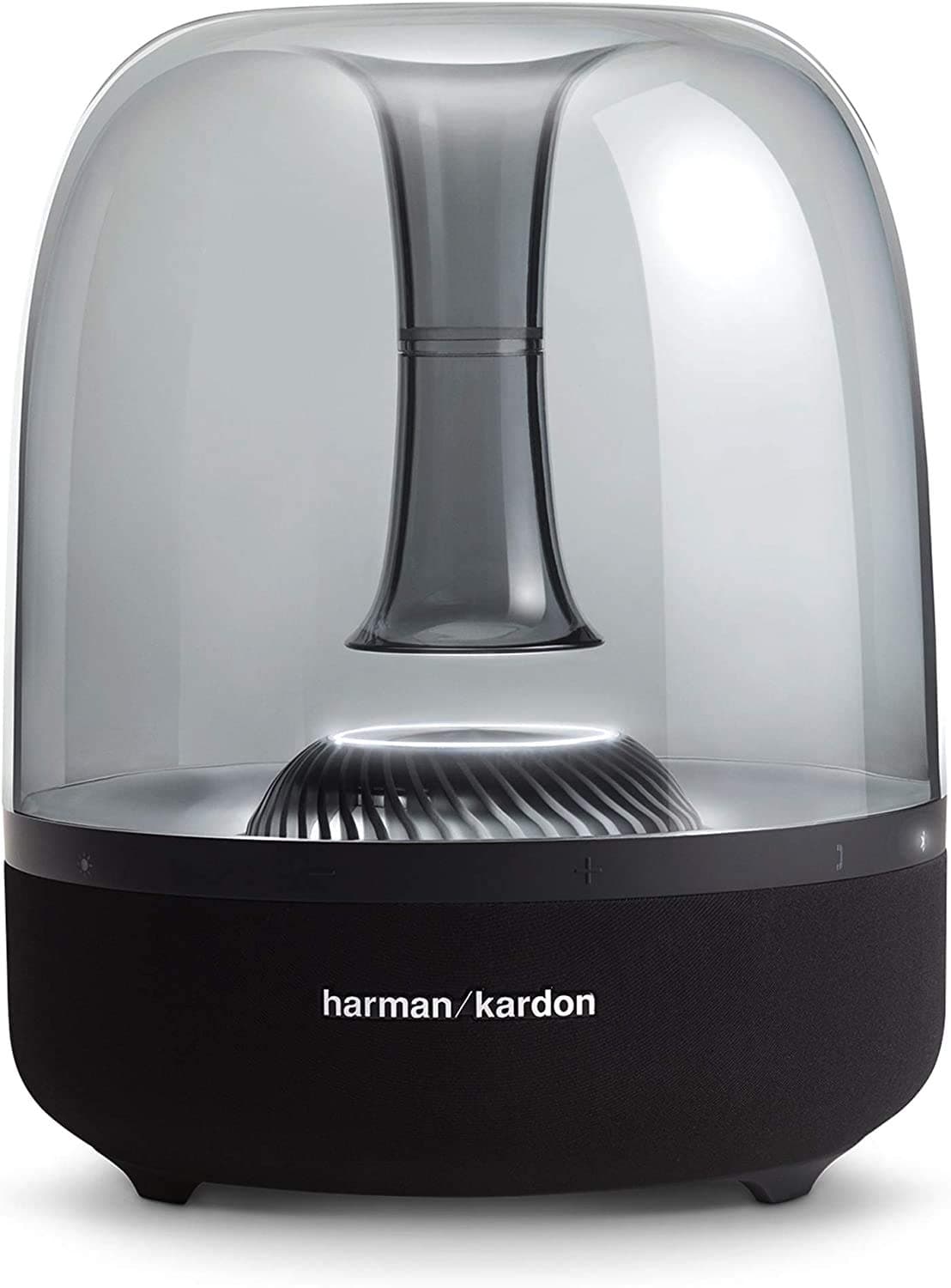 Harman Kardon Aura Studio 2 Parlante Bluetooth inalámbrico 360° con iluminación ambiental y graves potentes color negro HKAURASTUDIO2BLKEU