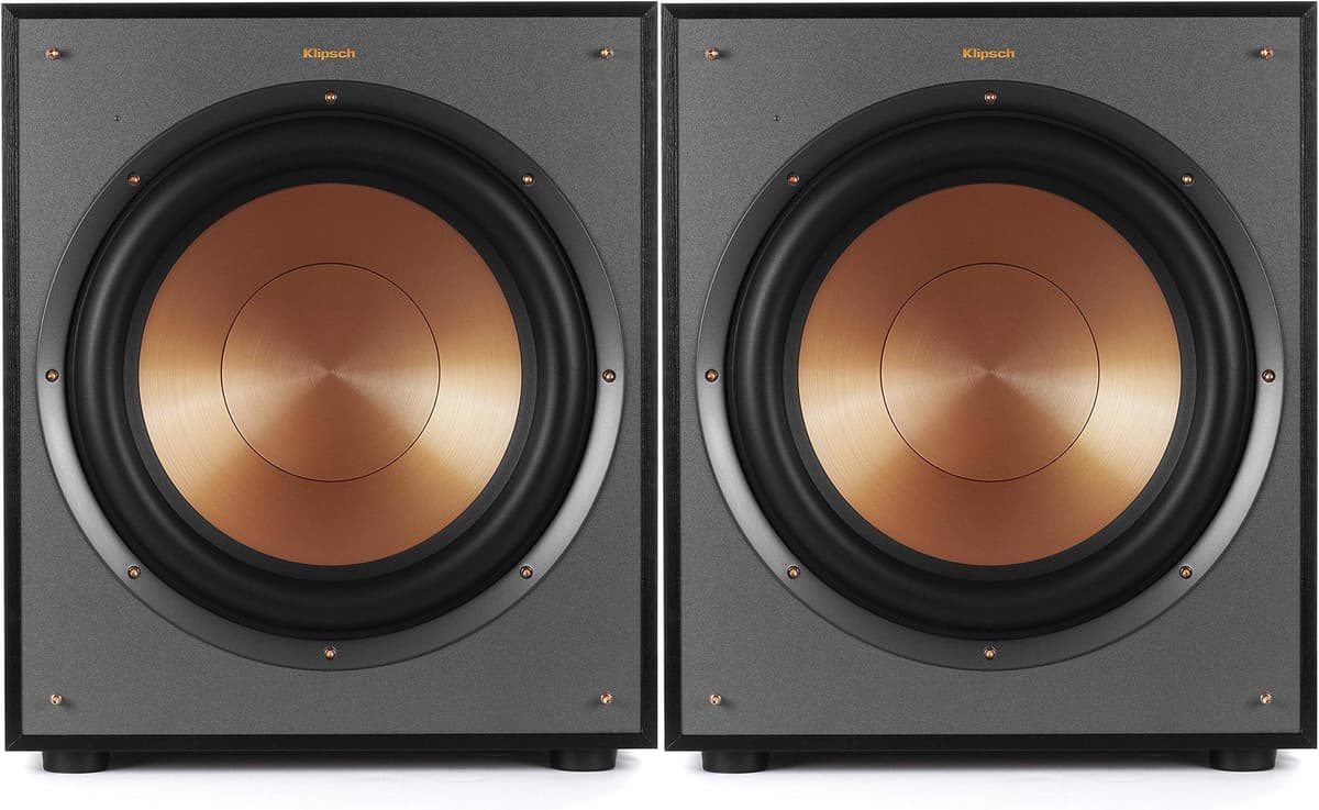 Klipsch R-120SW Par de Subwoofers Activos 12'' para Cine en Casa (2018) BNDL_R120SW-R120SW
