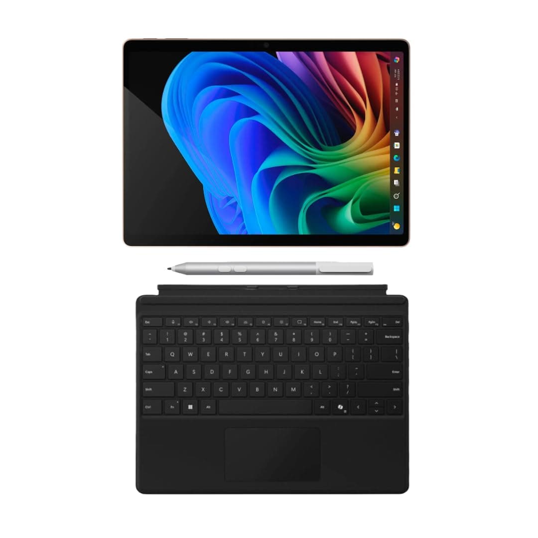Microsoft Surface Pro 11 Copilot PC, tablet 13'' 2.8K táctil, Snapdragon X Plus, 16GB RAM, 1TB SSD, Win 11 Pro, teclado negro y lápiz, color Dune