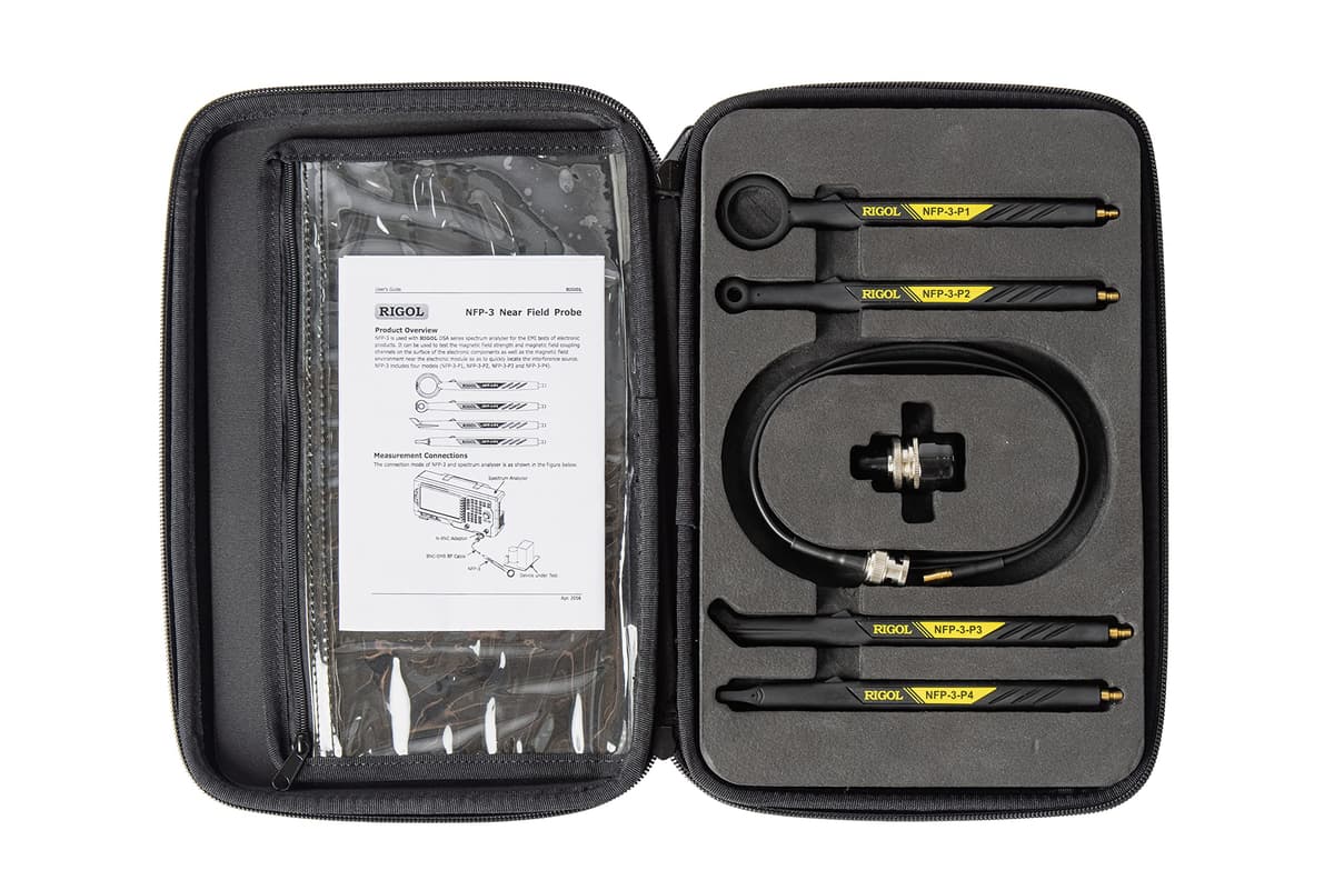 Rigol NFP-3 kit de sondas de campo cercano RF para EMI/EMC, detección de interferencias y prueba de diseño