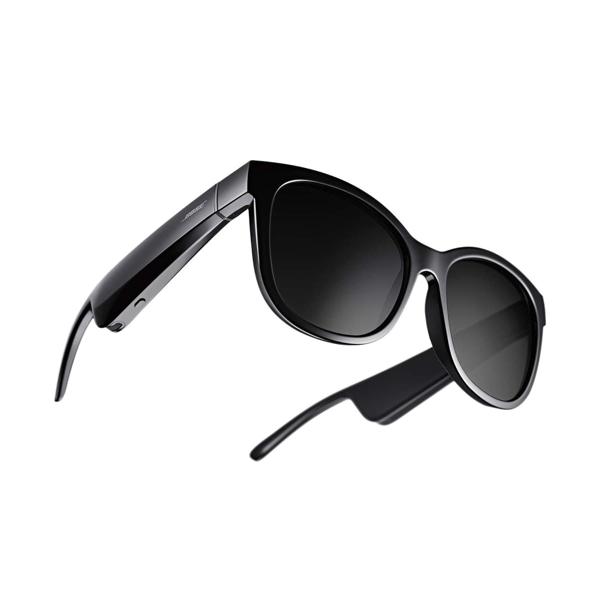 Bose Frames Soprano 851336-0110 gafas inteligentes, lentes de sol con audio Bluetooth, auriculares open-ear, estilo cat-eye, negro