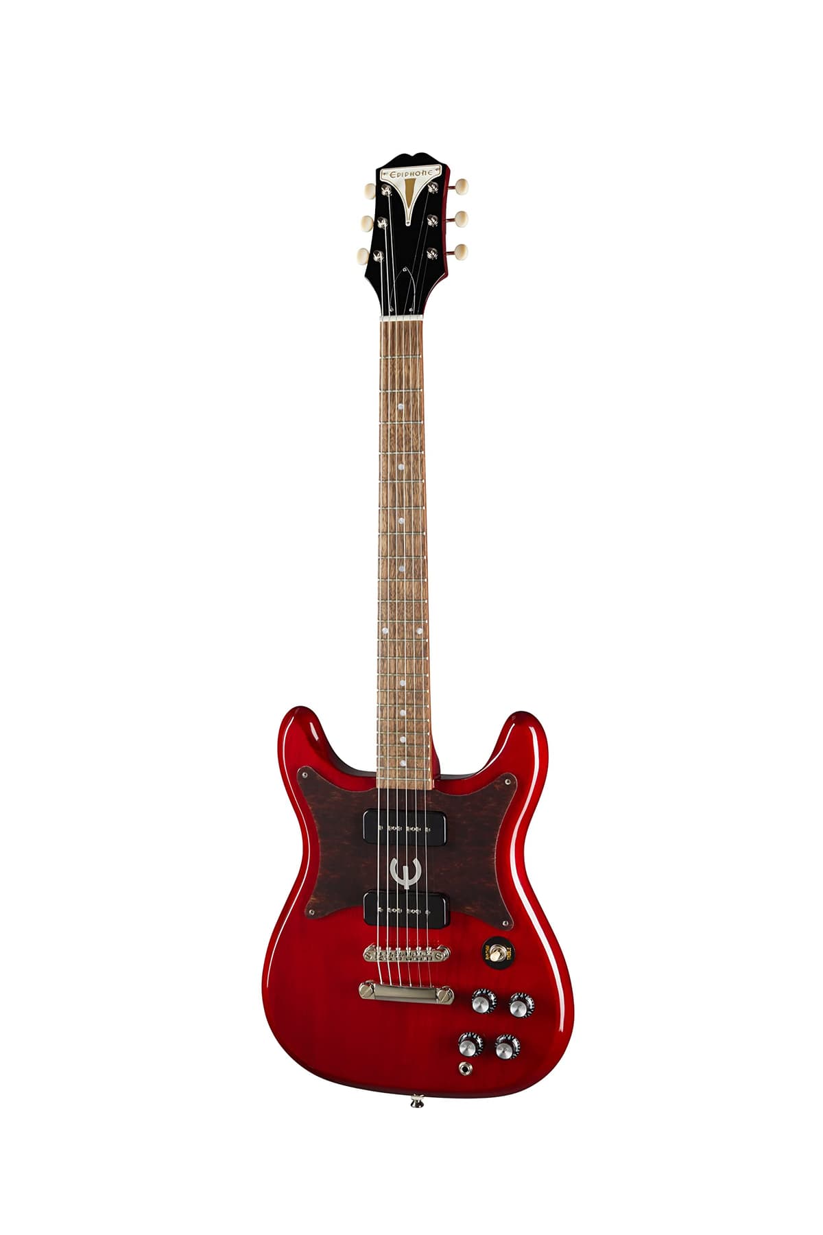 Epiphone Wilshire EOWLCHNH1 P90 guitarra eléctrica doble cutaway 2 pastillas P90 color Cherry