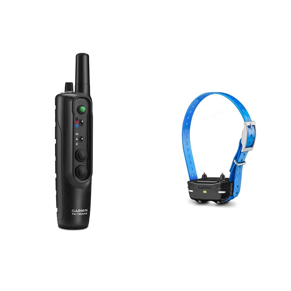 Garmin PRO 550 Control Remoto + Collar de Adiestramiento Azul para Perro, Kit de Entrenamiento