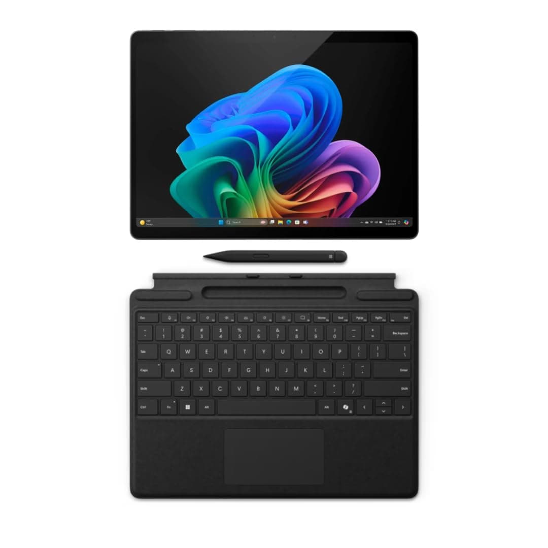 Microsoft Surface Pro 11 Paquete 13'' Copilot+ PC Teclado Pro Negro y Slim Pen Snapdragon X Plus 16GB RAM 1TB SSD Windows 11 Pro