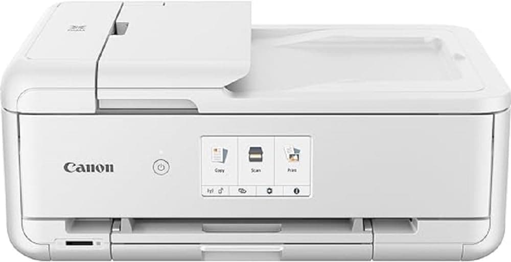 Canon PIXMA TS9551Ca Impresora multifuncional A3 de inyección de tinta, Wi-Fi, dúplex, AirPrint, color blanco 2988C056