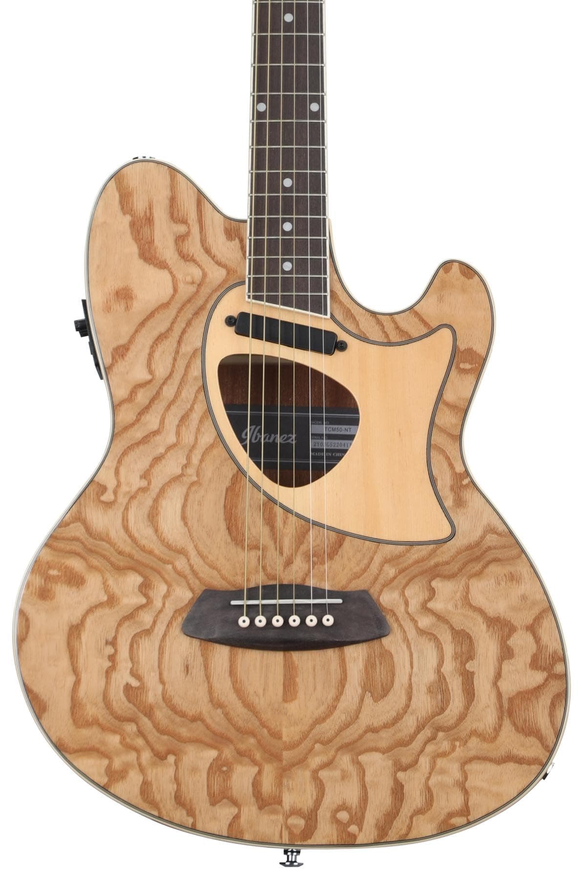 Ibanez Talman TCM50-NT guitarra electroacústica, acabado Natural Alto Brillo