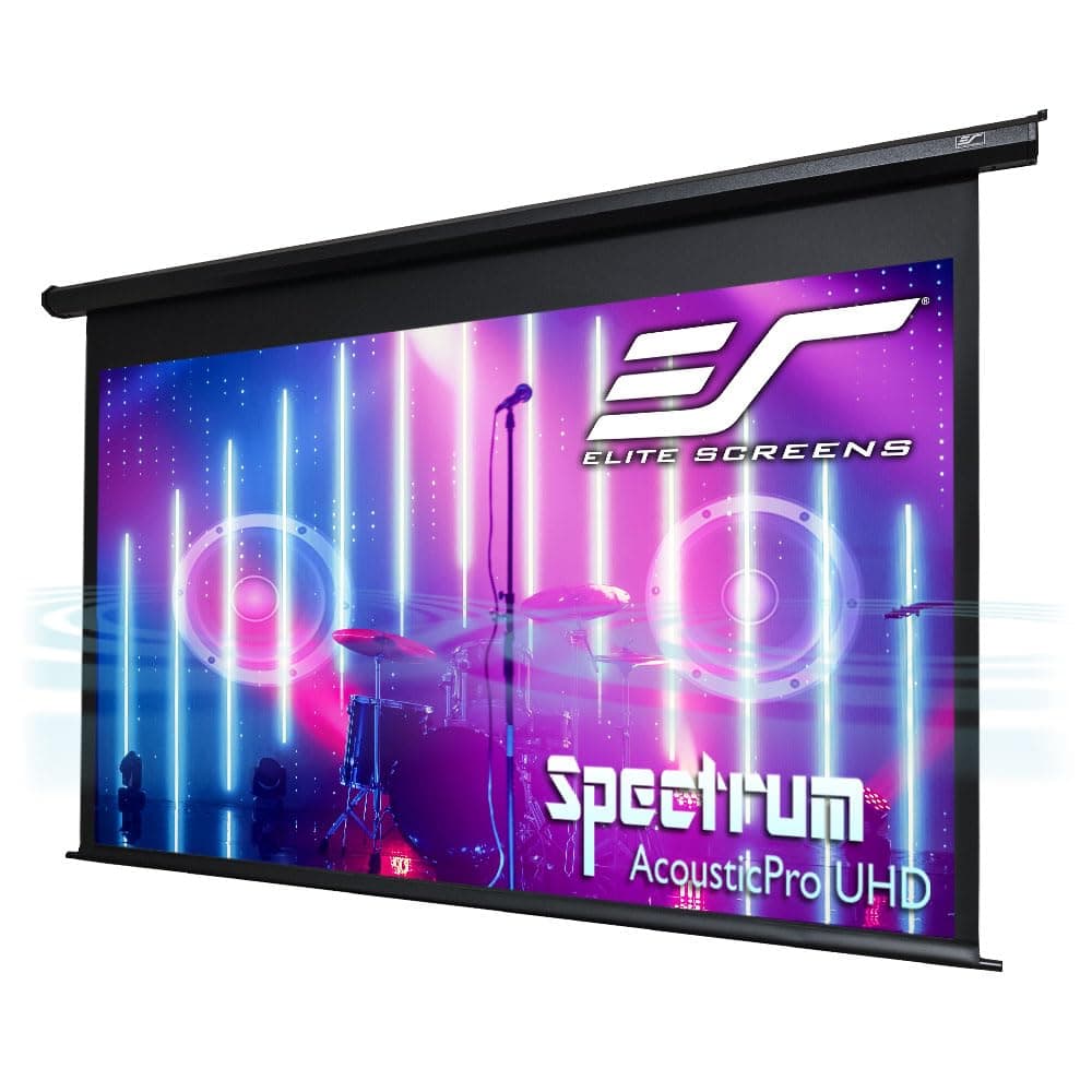 Elite Screens Spectrum AcousticPro UHD ELECTRIC100H2-AUHD pantalla proyector motorizada 100" acústica sin moiré