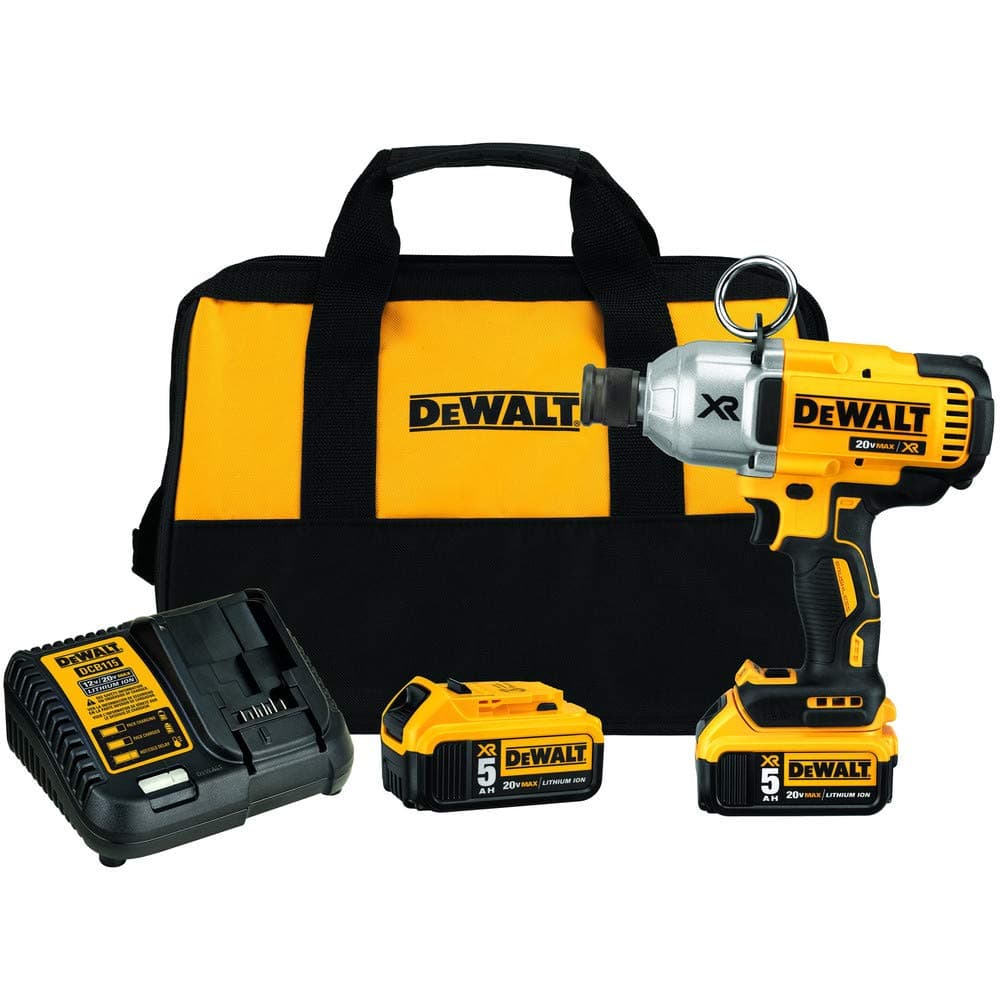 DEWALT 20V MAX XR DCF898P2 Llave de impacto inalámbrica, kit con encastre de liberación rápida