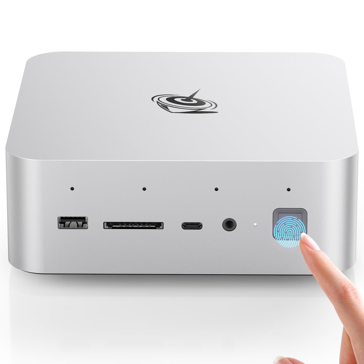 Beelink GTi14 AI Mini PC Intel Core Ultra 9 185H, 64GB DDR5, 2TB SSD PCIe 4.0, USB4, Wi-Fi 7, LAN 2.5G dual, BT 5.4, lector de huellas GTR