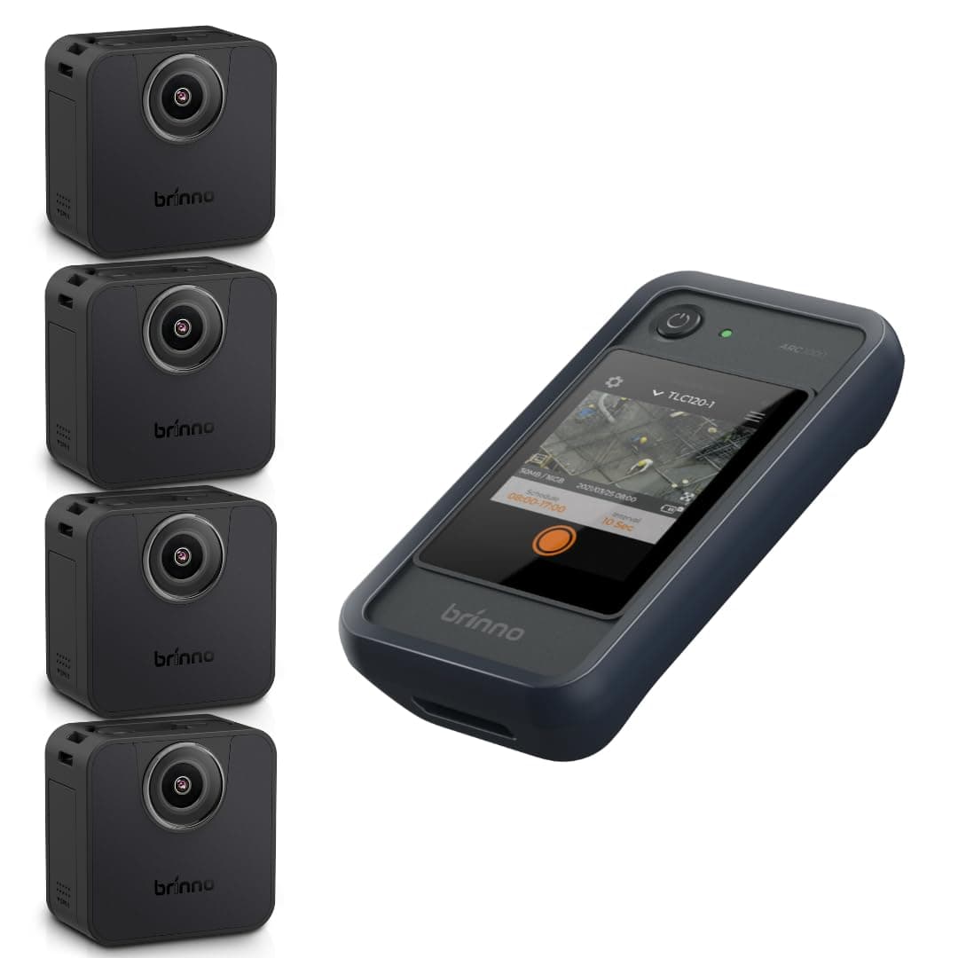 Brinno BCC200-BLE cámara time lapse kit BLE: 1 ARC100 + 4 TLC200PRO-BLE BCC200BLE-ARC-Controller Bundle-4