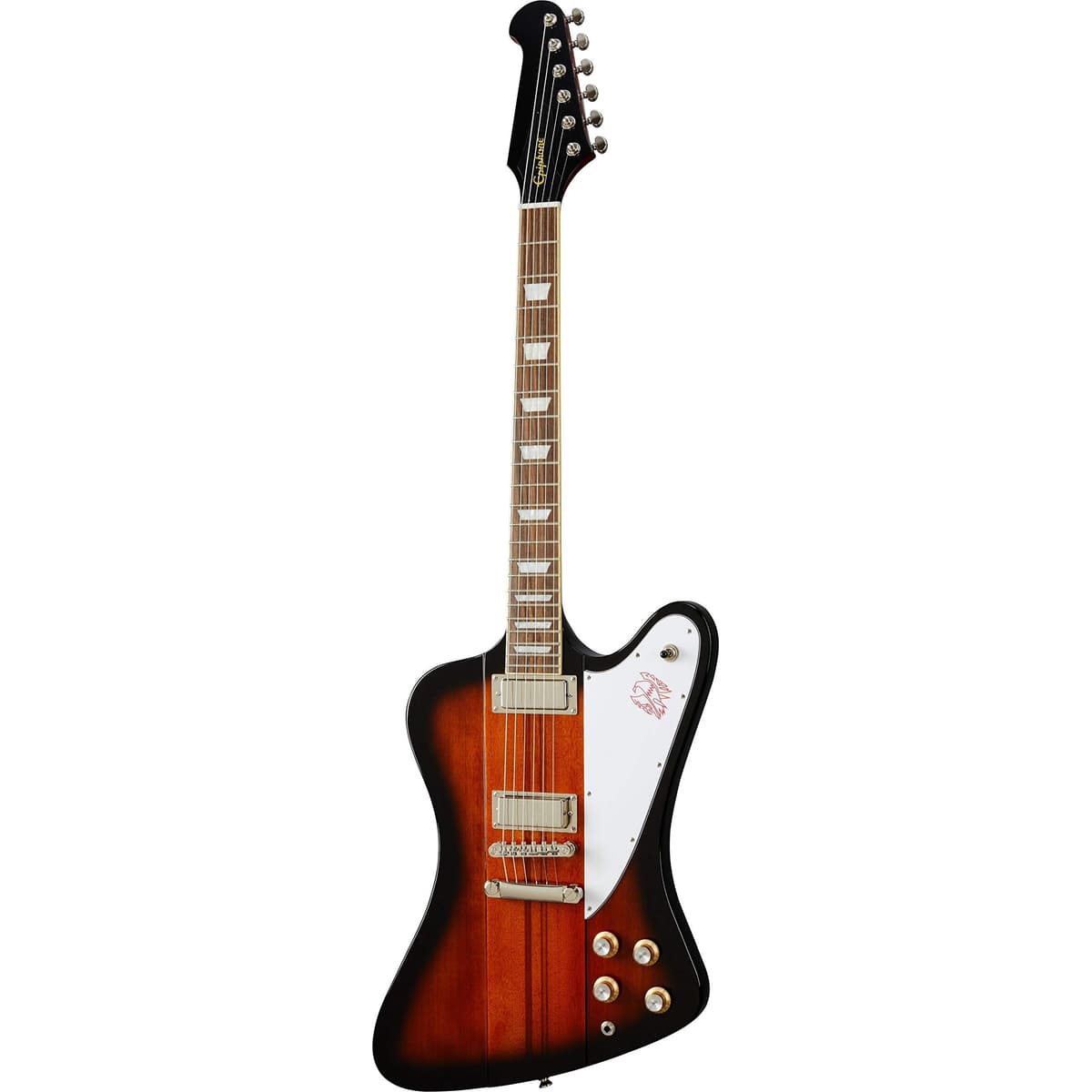 Epiphone Firebird EIFBVSNH1 guitarra eléctrica Vintage Sunburst, estilo clásico, cuerpo sólido