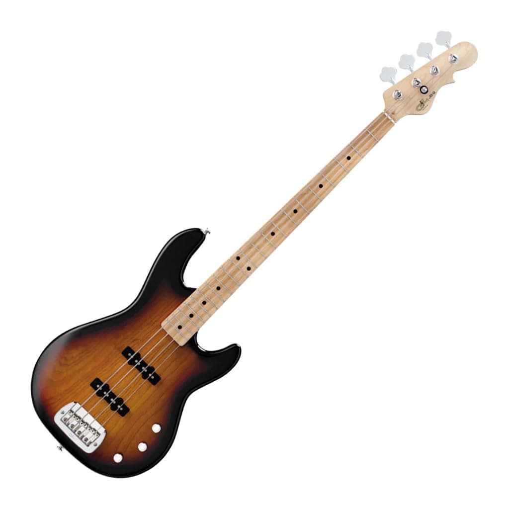 G&L Tribute JB-2 Bajo Eléctrico estilo Jazz Sunburst de 3 tonos TI-JB2-171R20M00