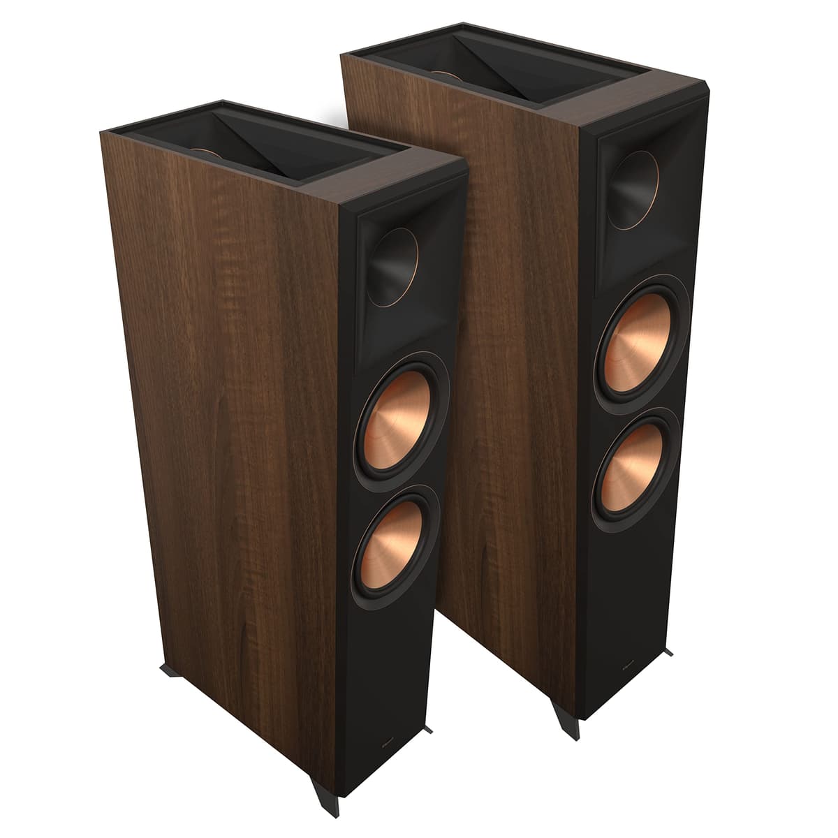 Klipsch RP-8060FA II par de parlantes de torre con Dolby Atmos integrado, color nogal KL-1070012