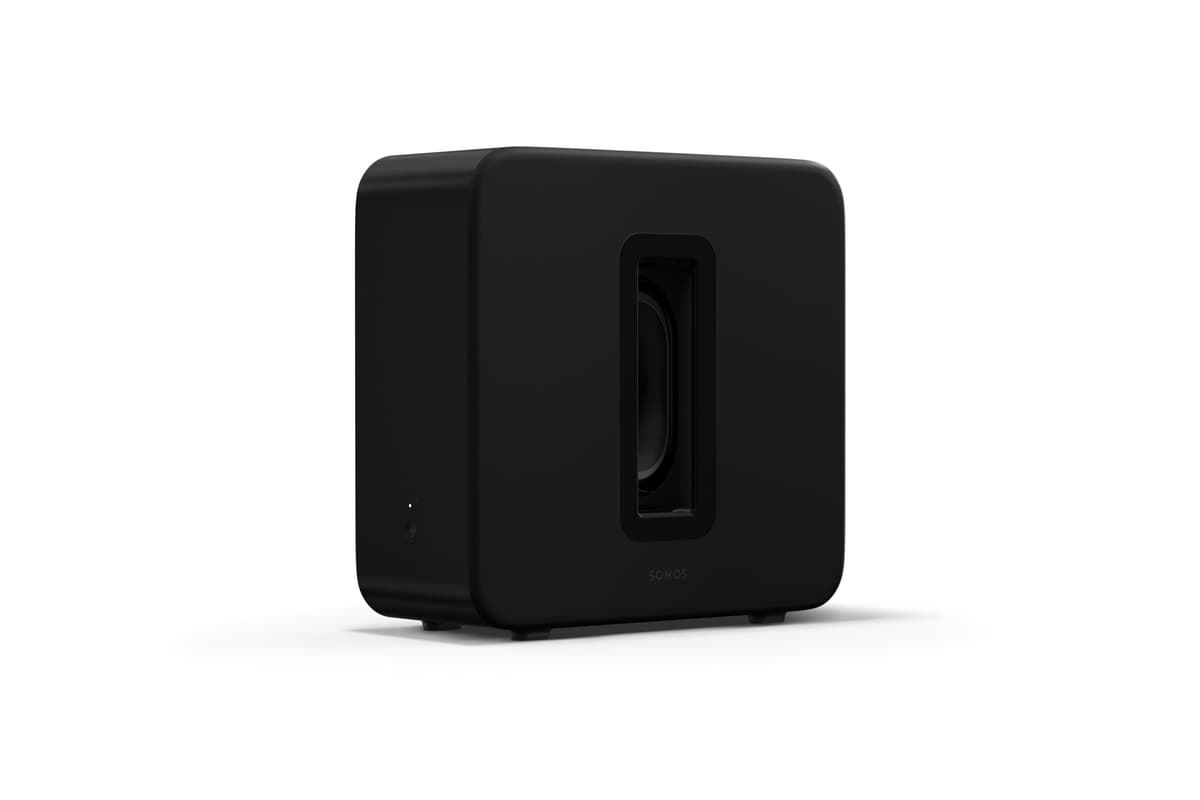 Sonos Sub 4 SUBG4US1BLK - Subwoofer inalámbrico Wi-Fi, graves profundos, compatible Sonos, color negro