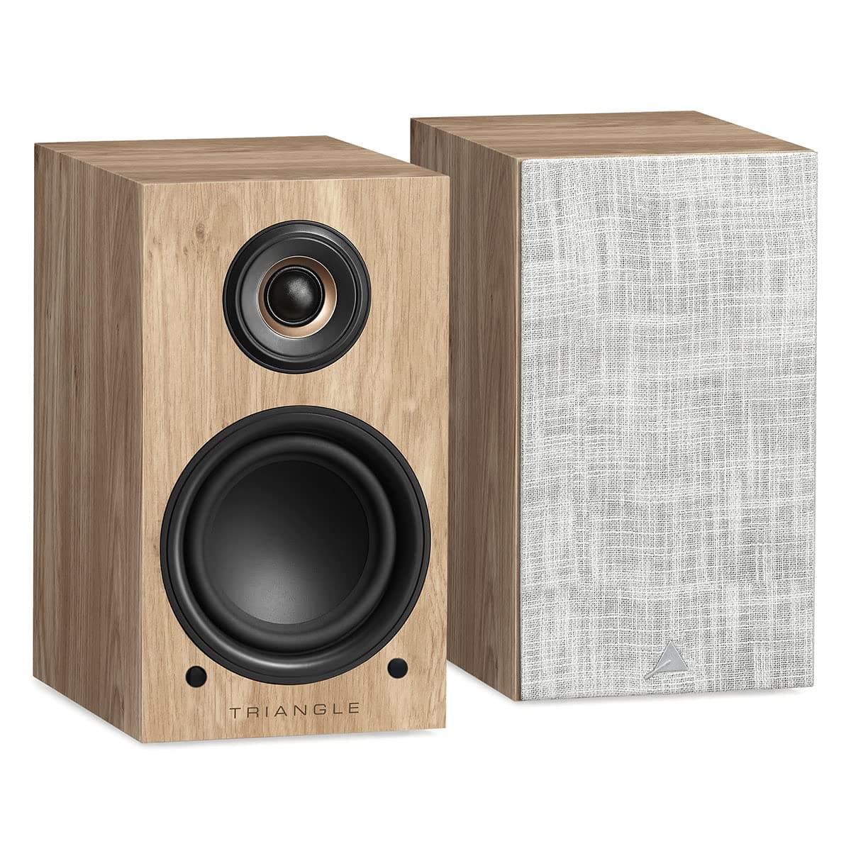 Triangle LN01A parlantes de estantería Bluetooth inalámbricos activos Hi-Fi roble claro (par)
