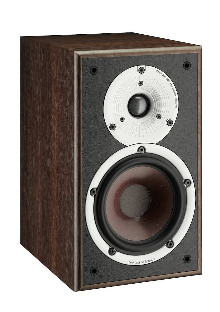 DALI Spektor 2 parlantes de estantería Hi-Fi, altavoces compactos, acabado nogal oscuro