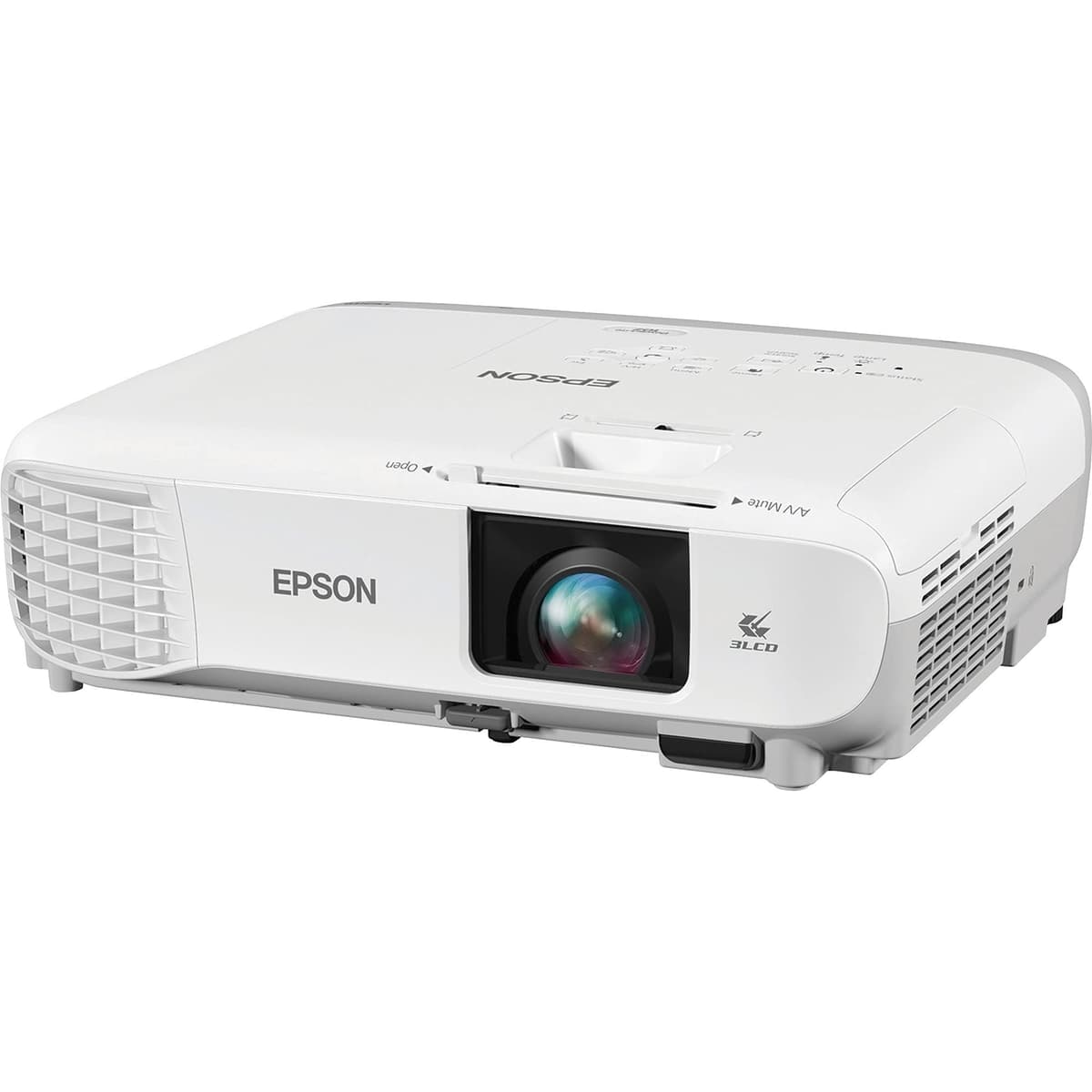Epson PowerLite 107 Proyector LCD, Blanco/Gris para presentaciones y aulas