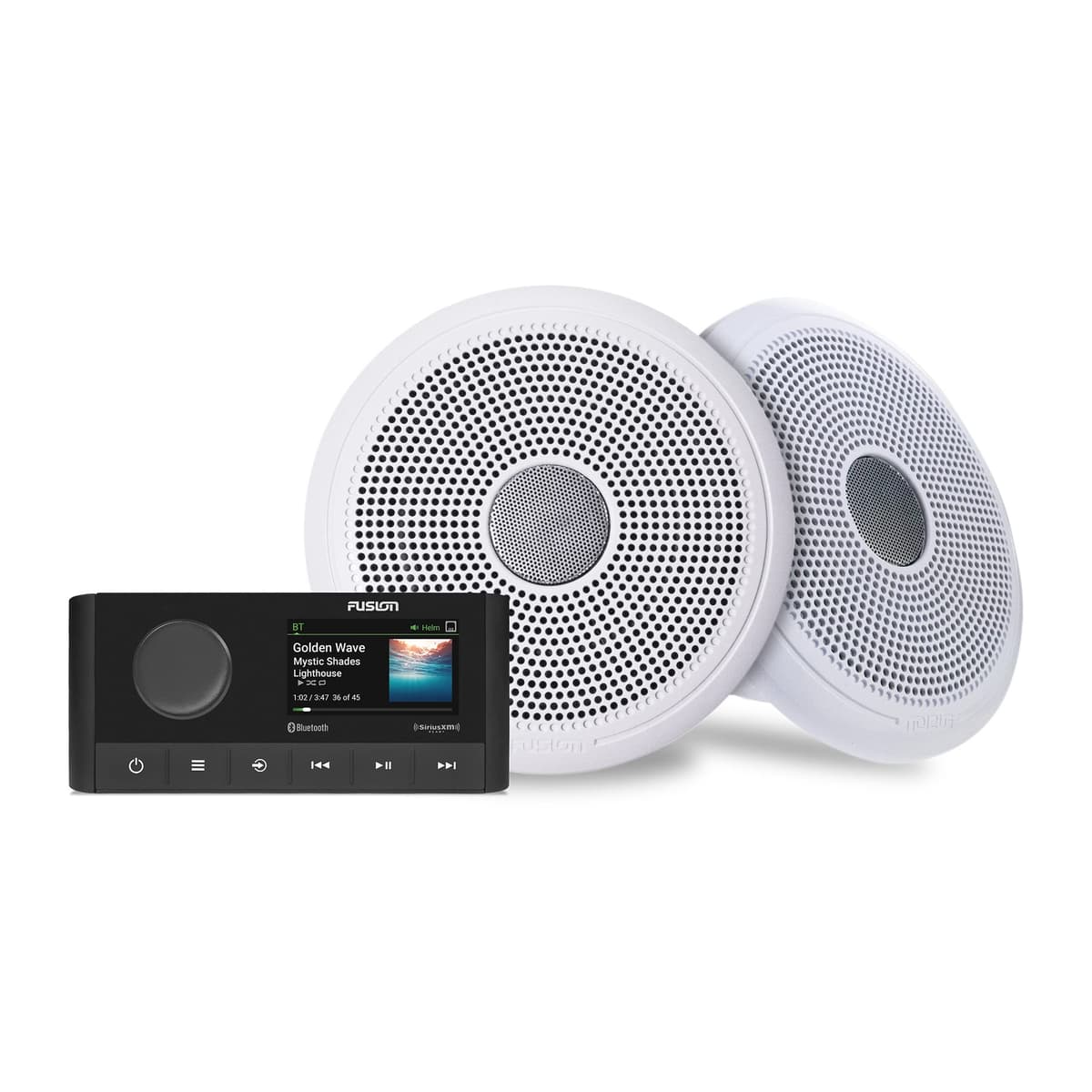 Garmin Fusion MS-RA210 Kit estéreo marino con altavoces XS Classic, Bluetooth y AM/FM
