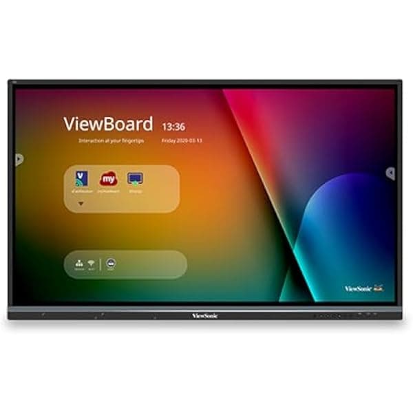 ViewSonic ViewBoard IFP5550 55'' 4K UHD Panel Interactivo Táctil 40 puntos, Micrófono Integrado, HDMI, VGA, RJ45
