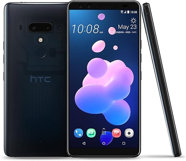 HTC U12+ Smartphone Desbloqueado de fábrica 6" 64GB Azul Translúcido Garantía EE. UU.
