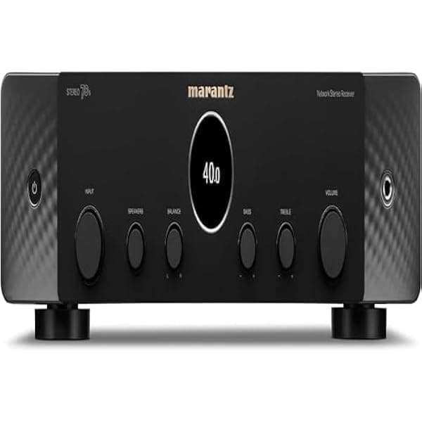 Marantz STEREO 70s receptor AV 2 canales 75Wx2, 4K/120 y 8K, compacto, Clase A/B, Spotify, AirPlay 2, Bluetooth, Wi-Fi, HEOS multiroom