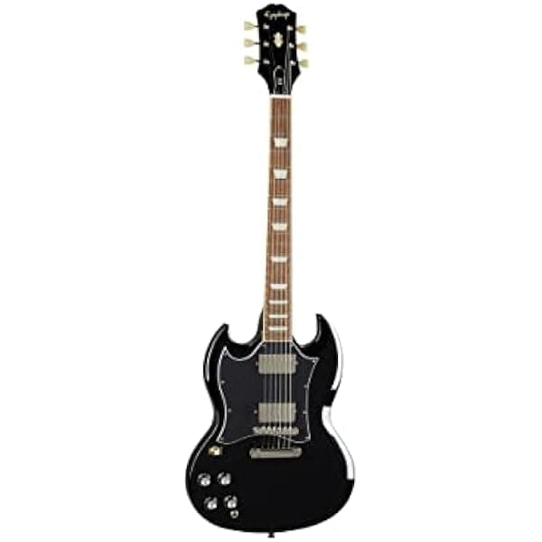 Epiphone SG Standard guitarra eléctrica zurda acabado Ebony (negro), cuerpo SG clásico Lefty