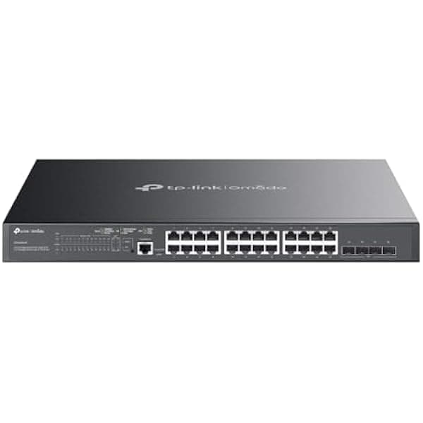 TP-Link JetStream TL-SG3428XMP Switch Gestionado L2+ 24 Puertos Gigabit 10/100/1000 PoE+ 4 SFP+ 10G